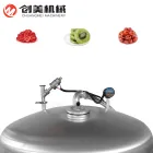 Programmable Vacuum Impregnation Machine for Uniformly Absorbing Syrup from Fruits and Dates - Vacuum Melting Kettle - foodmachtech